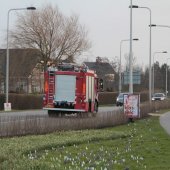 Brandmelding Willem vd Bergh Zwarteweg Noordwijk