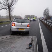 Eenzijdig ongeval A44 L 9.0 Sassenheim