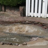 Wateroverlast Hardenbroekweg  Noordwijk