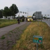 Ongeval N208 Leidsestraat Hillegom