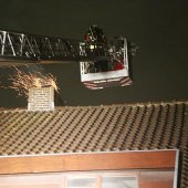 felle schoorsteenbrand Willem Alexanderpark Noordwijk