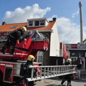 Schoorsteenbrand Koninginneweg Katwijk