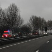 Beknelling verkeer A44 7,6 Buitenkaag