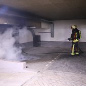 Kleine brand in parkeer garage Binnenweg Noordwijk