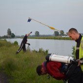 Scheepvaart schip in nood Huigsloterdijk Abbenes