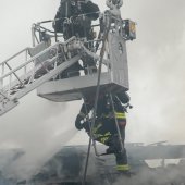 Grote brand Nassaudreef Katwijk (foto update)