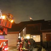 felle schoorsteenbrand Willem Alexanderpark Noordwijk