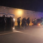 Auto op z'n kant Afrit N206 - Hoorneslaan Katwijk