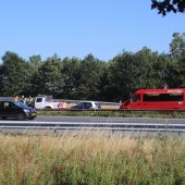 Ongeval meerdere voertuigen A44 Sassenheim