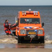 Blauwe vlag gehesen in Noordwijk door Prins Willem-Alexander