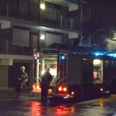 Binnenbrand woning Graaf Florislaan Rijnsburg