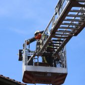 Flinke zolderbrand Visserstraat Hillegom