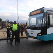 Ongeval fietsster met bus Sassenheim