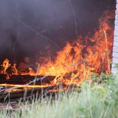 Gebouwbrand Prins Hendrikweg Noordwijk