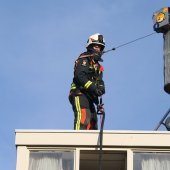 Gebouwbrand Schorrekruidweg/Wijnruitstr. Voorhout