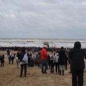 Aankomst Sinterklaas met zijn Zwarte Pieten Noordwijk