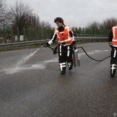 Reiniging wegdek Haarlemmerstraatweg Oegstgeest