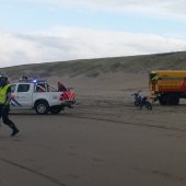 Man gewond na val op strand Katwijk