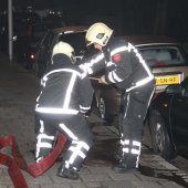 Containerbrand Willem de Zwijgerlaan/Boslaan Katwijk