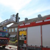 Flinke zolderbrand Visserstraat Hillegom