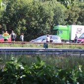 Ongeval meerdere voertuigen A44 Sassenheim