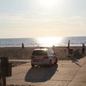 Brisantgranaat gevonden strand Noordwijk