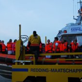 KNRM Katwijk vaart met vis donateurs