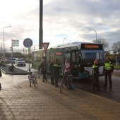 Ongeval fietsster met bus Sassenheim