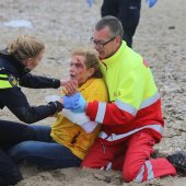 Oefening Springtij hulpdiensten op het strand