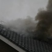 Grote brand Nassaudreef Katwijk (foto update)