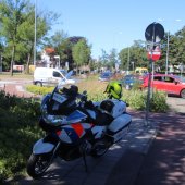 Ongeval fiets contra auto van der Endelaan Hillegom