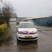 Auto te water Berg en Daal Voorhout