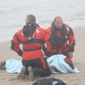 “Oefening Reddingsbrigade (NRB) en Brandweer Noordwijk”