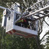 Brandweer rukt uit voor kapotte verkeersbord Oude Zeeweg