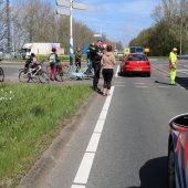 Ongeval Westelijke Randweg N208 auto/fiets  Lisse