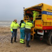 Oefening Springtij hulpdiensten op het strand