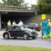 Ongeval fiets contra auto Hoorneslaan Katwijk