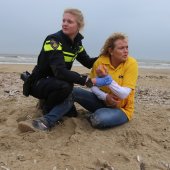 Oefening Springtij hulpdiensten op het strand