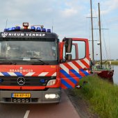 Scheepvaart schip in nood Huigsloterdijk Abbenes