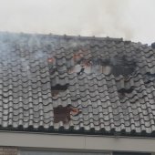 Grote brand Nassaudreef Katwijk (foto update)