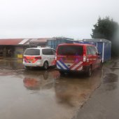 Auto te water Berg en Daal Voorhout