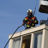 Gebouwbrand Schorrekruidweg/Wijnruitstr. Voorhout