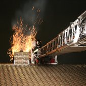 felle schoorsteenbrand Willem Alexanderpark Noordwijk