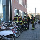 Prullenbakbrand Louis de Colignylaan Katwijk