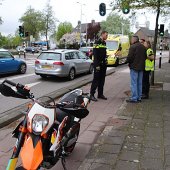 Ongeval Motor met auto Parklaan Sassenheim