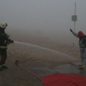 “Oefening Reddingsbrigade (NRB) en Brandweer Noordwijk”