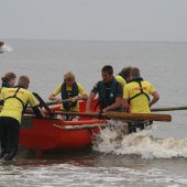 Reddingsbrigade oefend voor EK Life Saving Noordwijk