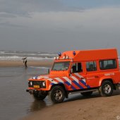 Kite uitrusting gevonden in zee Noordwijk