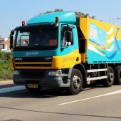 Truckrun 2015 rijdt door de Bollenstreek