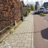 Ongeval Auto met Elektrische fiets van den Endelaan Hillegom